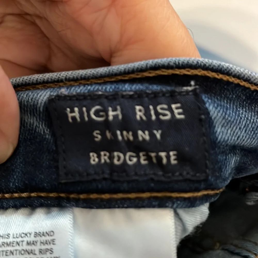 Lucky Brand high rise skinny Bridgette jeans size 2/26 - Picture 4 of 5